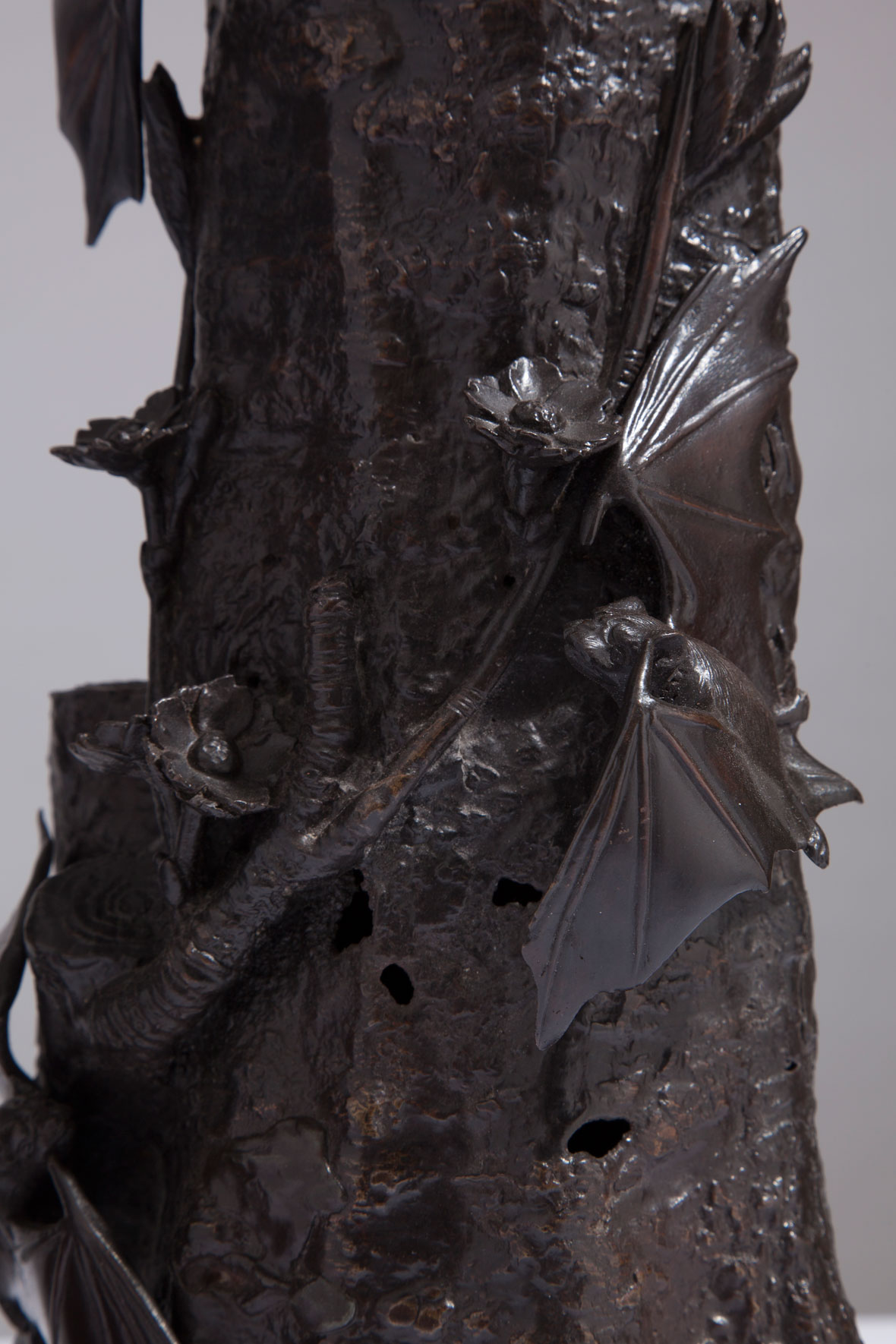 Pair of Bat Vases